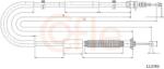 COFLE Cablu, frana de parcare COFLE 12.0703 (12.0703) - automobilus