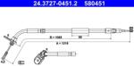 ATE Cablu, frana de parcare ATE 24.3727-0451.2 (24.3727-0451.2) - automobilus