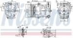 NISSENS Compresor, climatizare NISSENS ** FIRST FIT ** 890663 (890663)