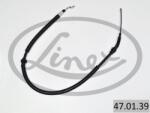 LINEX Cablu, frana de parcare LINEX 47.01. 39 (47.01.39) - automobilus