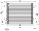 E-KRAFT Condensator, climatizare E-KRAFT 1924005466 (1924005466)