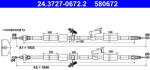 ATE Cablu, frana de parcare ATE 24.3727-0672.2 (24.3727-0672.2) - automobilus
