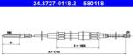 ATE Cablu, frana de parcare ATE 24.3727-0118.2 (24.3727-0118.2)