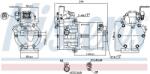 NISSENS Compresor, climatizare NISSENS ** FIRST FIT ** 890770 (890770)
