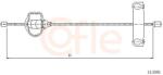 COFLE Cablu, frana de parcare COFLE 11.5501 (11.5501)