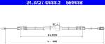 ATE Cablu, frana de parcare ATE 24.3727-0688.2 (24.3727-0688.2)