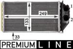 MAHLE Schimbător de căldură, încălzire habitaclu MAHLE BEHR *** PREMIUM LINE *** AH 187 000P (AH 187 000P)