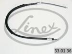 LINEX Cablu, frana de parcare LINEX 33.01. 36 (33.01.36)