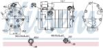 NISSENS Compresor, climatizare NISSENS ** FIRST FIT ** 891070 (891070)