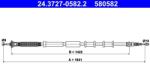 ATE Cablu, frana de parcare ATE 24.3727-0582.2 (24.3727-0582.2)