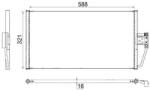 MAHLE Condensator, climatizare MAHLE BEHR AC 266 000S (AC 266 000S)