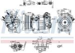 NISSENS Compresor, climatizare NISSENS ** FIRST FIT ** 890593 (890593)