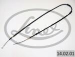 LINEX Cablu, frana de parcare LINEX 14.02. 01 (14.02.01)