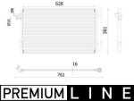 MAHLE Condensator, climatizare MAHLE BEHR *** PREMIUM LINE *** AC 99 000P (AC 99 000P)