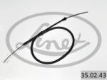 LINEX Cablu, frana de parcare LINEX 35.02. 43 (35.02.43) - automobilus