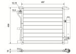 VALEO Condensator, climatizare VALEO 822579 (822579) - automobilus