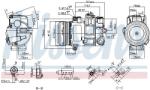 NISSENS Compresor, climatizare NISSENS ** FIRST FIT ** 890696 (890696)