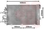 VAN WEZEL Condensator, climatizare VAN WEZEL 37005366 (37005366)