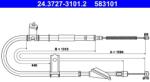 ATE Cablu, frana de parcare ATE 24.3727-3101.2 (24.3727-3101.2)