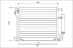 VALEO Condensator, climatizare VALEO 822587 (822587) - automobilus