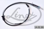 LINEX Cablu, frana de parcare LINEX 14.02. 86 (14.02.86) - automobilus