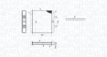 Magneti Marelli Schimbător de căldură, încălzire habitaclu MAGNETI MARELLI 350218521000 (350218521000) - automobilus