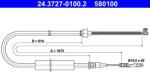 ATE Cablu, frana de parcare ATE 24.3727-0100.2 (24.3727-0100.2) - automobilus