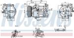 NISSENS Compresor, climatizare NISSENS ** FIRST FIT ** 890591 (890591)