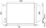 MAHLE Condensator, climatizare MAHLE BEHR AC 772 000S (AC 772 000S)