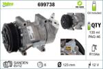 VALEO Compresor, climatizare VALEO RE-GEN REMANUFACTURED 699738 (699738)