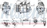 NISSENS Compresor, climatizare NISSENS ** FIRST FIT ** 890755 (890755)