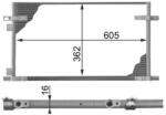 MAHLE Condensator, climatizare MAHLE BEHR *** PREMIUM LINE *** AC 278 000P (AC 278 000P)