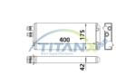 TITANX Schimbător de căldură, încălzire habitaclu TITANX HT159004 (HT159004)