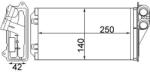 MAHLE Schimbător de căldură, încălzire habitaclu MAHLE BEHR AH 245 000S (AH 245 000S)