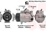 VAN WEZEL Compresor, climatizare VAN WEZEL 3000K568 (3000K568)