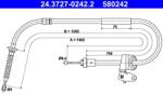 ATE Cablu, frana de parcare ATE 24.3727-0242.2 (24.3727-0242.2) - automobilus