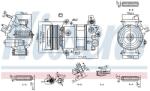 NISSENS Compresor, climatizare NISSENS ** FIRST FIT ** 890786 (890786)