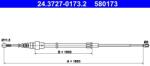 ATE Cablu, frana de parcare ATE 24.3727-0173.2 (24.3727-0173.2) - automobilus