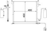MAHLE Condensator, climatizare MAHLE BEHR AC 408 000S (AC 408 000S)