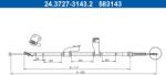 ATE Cablu, frana de parcare ATE 24.3727-3143.2 (24.3727-3143.2)