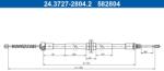 ATE Cablu, frana de parcare ATE 24.3727-2804.2 (24.3727-2804.2)
