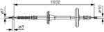 Bosch Cablu, frana de parcare BOSCH 1 987 482 021 (1 987 482 021) - automobilus