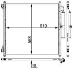 MAHLE Condensator, climatizare MAHLE BEHR AC 37 000S (AC 37 000S)
