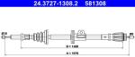 ATE Cablu, frana de parcare ATE 24.3727-1308.2 (24.3727-1308.2)