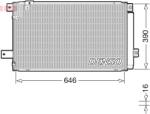 DENSO Condensator, climatizare DENSO DCN50049 (DCN50049)