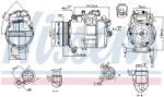 NISSENS Compresor, climatizare NISSENS ** FIRST FIT ** 890012 (890012)