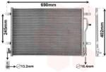 VAN WEZEL Condensator, climatizare VAN WEZEL 03005194 (03005194)