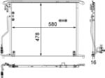 MAHLE Condensator, climatizare MAHLE BEHR AC 334 000S (AC 334 000S)