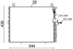 MAHLE Condensator, climatizare MAHLE BEHR AC 357 000S (AC 357 000S)