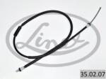LINEX Cablu, frana de parcare LINEX 35.02. 07 (35.02.07)